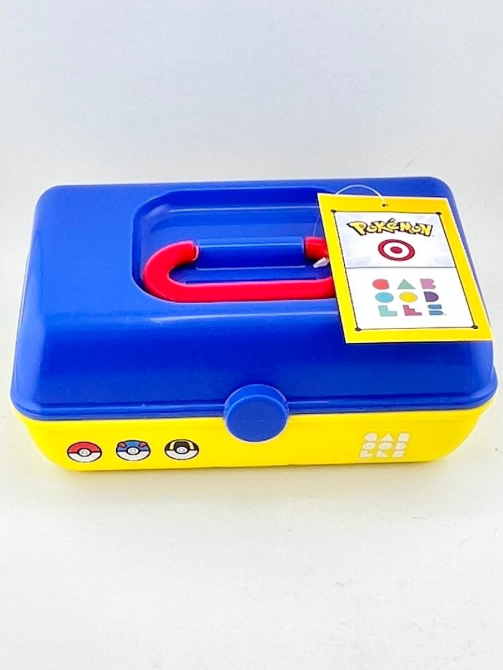 NWT Pokemon x Target Caboodles Case Exclusive Limited Edition Blue Yellow